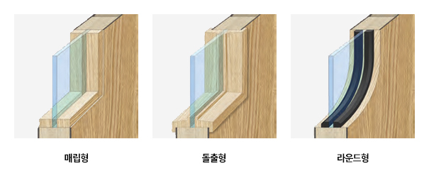 마감몰딩 단면도